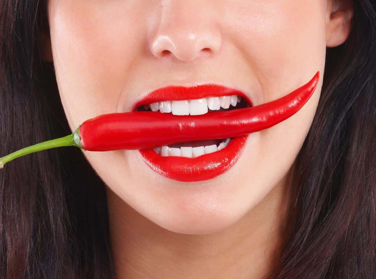 Close-up of a smile with immediate whitening results after treatment Wolverhampton