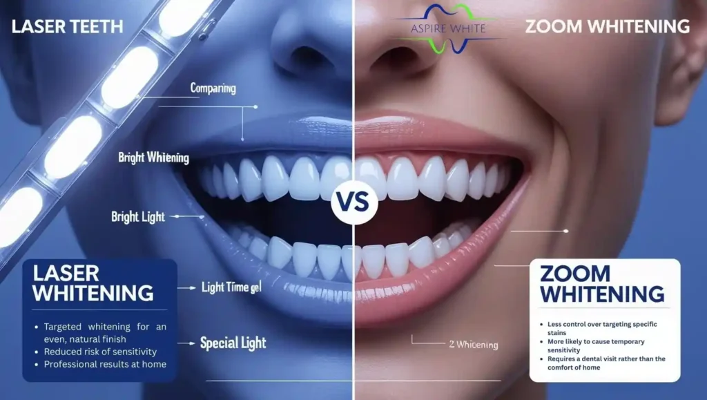 Laser Teeth Whitening vs. Zoom Whitening Wolverhampton